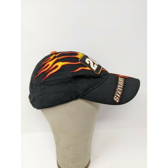 Tony Stewart #20 Strapback Hat Embroidered Flames Winners Circle NASCAR - Picture 5 of 12